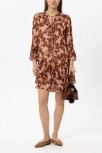 Load image into Gallery viewer, Luisa Cerano Boho Dress with Animal Print
