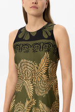 Load image into Gallery viewer, Luisa Cerano Maxi Dress with Leaf Print
