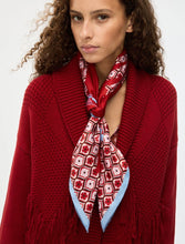 Load image into Gallery viewer, iBlues Silk Scarf in Red
