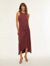 Load image into Gallery viewer, iBlue Salmon Jersey Dress in Bordeaux
