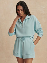 Load image into Gallery viewer, Varley Atrium High-Rise Shorts in Porcelain Blue

