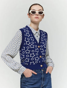 iBue Danilo Soft Gilet in Navy