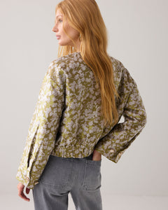 Summum Short Bomber Jacket in Misty Lime