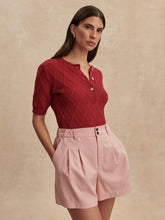 Load image into Gallery viewer, Varley Tansy Woven Short in Mellow Rose

