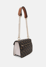 Load image into Gallery viewer, Guess Evelune Bag in Mocha Logo
