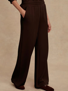 Varley Wide Leg Pants in Coffee Bean