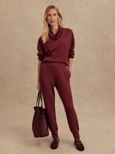 Load image into Gallery viewer, Varley The Slim Cuff Pant 27.5&quot; in Deep Maroon
