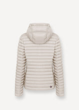 Load image into Gallery viewer, Colmar Light Down Jacket with Hood in Stone
