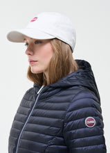 Load image into Gallery viewer, Colmar Light Down Cape with Drawstring in Navy
