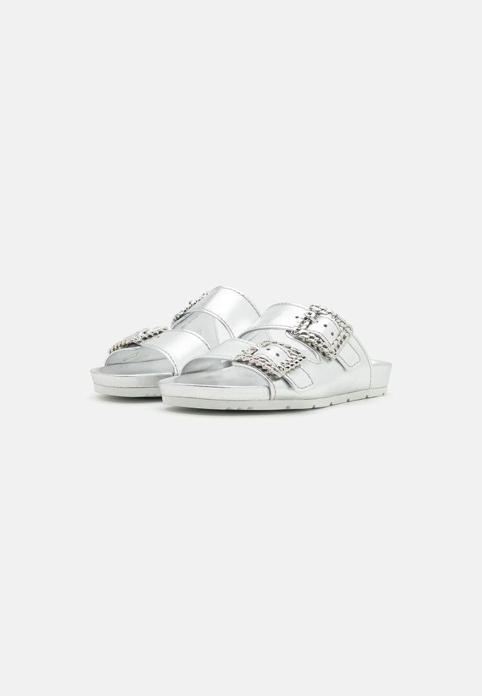 Kennel & Schmenger Nappa Silver Sandals