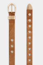 Load image into Gallery viewer, Luisa Cerano Leather Belt with Decorative Element
