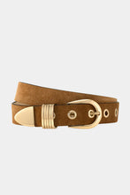 Load image into Gallery viewer, Luisa Cerano Leather Belt with Decorative Element

