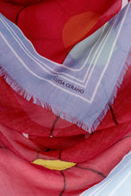 Load image into Gallery viewer, Luisa Cerano Cotton Scarf with Flower Print
