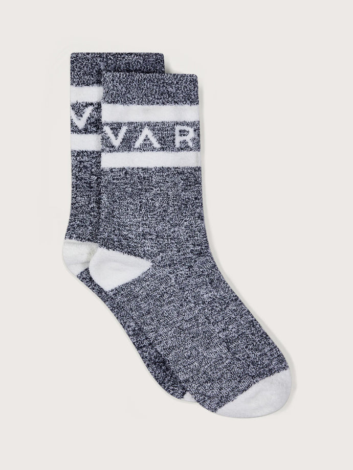 Varley Spencer Sock in Charcoal Marl