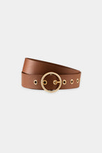 Load image into Gallery viewer, Luisa Cerano Leather Belt in Cognac
