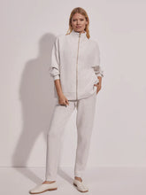 Load image into Gallery viewer, Varley Ralston Zip Through Sweat Ivory Marl
