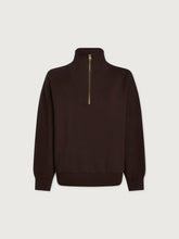 Load image into Gallery viewer, Varley Hawley Half-Zip Sweater in Coffee Bean

