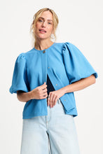 Load image into Gallery viewer, Pom Smashing Blue Top
