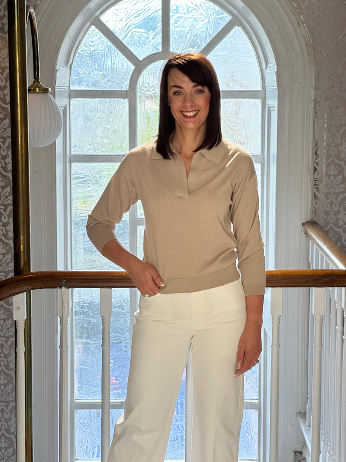 Emme Faville Sweater in Beige