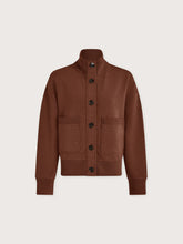 Load image into Gallery viewer, Varley Sabrina Button Through Sweater in Golden Bronze Marl
