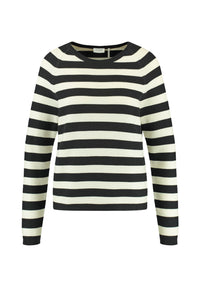 Gerry Weber Sweater 978047 in Navy and Cream Stripes