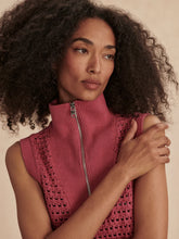 Load image into Gallery viewer, Varley Bains Half-Zip Tank in Rose Wine
