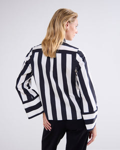 Summum Black & White Blouse