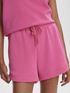 Varley Ollie High-Rise Shorts in Ibis Rose