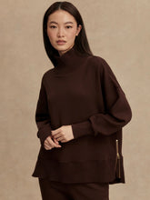 Load image into Gallery viewer, Varley Barker High-Neck Sweater in Coffee Bean
