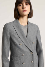 Load image into Gallery viewer, Peserico Double-Breasted Viscose Wool Blazer

