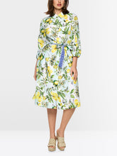 Load image into Gallery viewer, MarcCain Midi Cotton Print Dress
