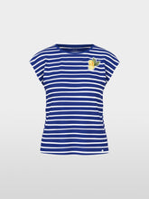 Load image into Gallery viewer, MarcCain Striped Shirt with Lemon Detail
