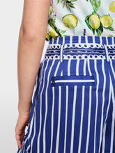 Load image into Gallery viewer, MarcCain Warangal Striped Shorts with Belt
