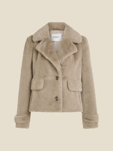 Beaumont Abby Short Coat in Chinchilla