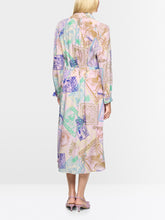 Load image into Gallery viewer, MarcCain Midi Dress with Stamp Print in Tulle Pink
