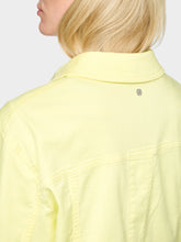 Load image into Gallery viewer, MarcCain Short Stretch Denim Jacket in Deep Limonella
