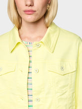 Load image into Gallery viewer, MarcCain Short Stretch Denim Jacket in Deep Limonella
