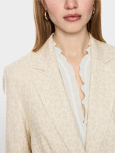 Load image into Gallery viewer, Marccain Blazer with Subtle Leopard Print
