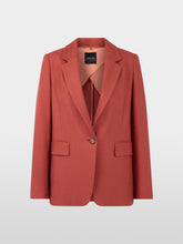 Load image into Gallery viewer, MarcCain Blazer with Loose Fit in Rust Red
