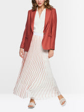 Load image into Gallery viewer, MarcCain Blazer with Loose Fit in Rust Red
