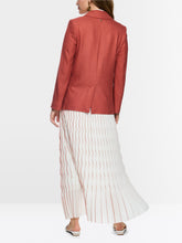Load image into Gallery viewer, MarcCain Blazer with Loose Fit in Rust Red
