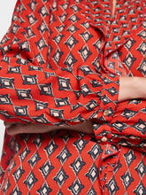 Load image into Gallery viewer, Marc Cain Flowing Blouse &#39;Rethink Together&#39;
