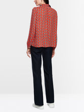 Load image into Gallery viewer, Marc Cain Flowing Blouse &#39;Rethink Together&#39;
