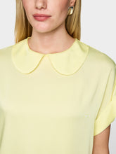 Load image into Gallery viewer, MarcCain Flowing Blouse with Short Sleeves in Deep Limonella
