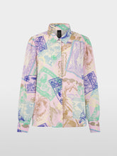 Load image into Gallery viewer, MarcCain Stamp Print Blouse in Pink Tulle

