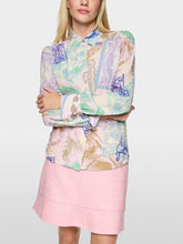 Load image into Gallery viewer, MarcCain Stamp Print Blouse in Pink Tulle
