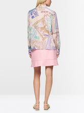 Load image into Gallery viewer, MarcCain Stamp Print Blouse in Pink Tulle
