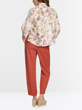 Load image into Gallery viewer, Marccain Linen-Silk Blouse in Off-White
