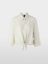 Load image into Gallery viewer, MarcCain Blouse with Knot Detail in Ecru
