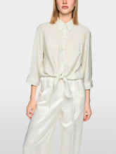 Load image into Gallery viewer, MarcCain Blouse with Knot Detail in Ecru
